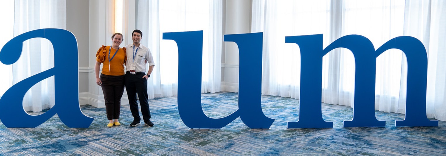 Giant AIUM Floor Letters